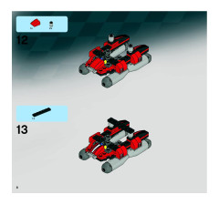LEGO 8863 instructions page 8 – build guide
