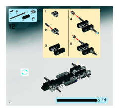 LEGO 8864 instructions page 12 – build guide