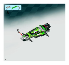 LEGO 8864 instructions page 20 – build guide
