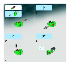 LEGO 8864 instructions page 22 – build guide