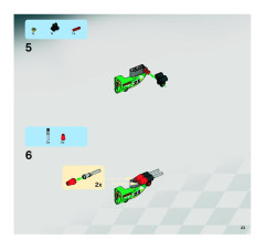LEGO 8864 instructions page 23 – build guide