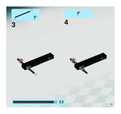 LEGO 8864 instructions page 5 – build guide