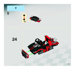 LEGO 8864 instructions page 55 – build guide