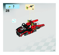 LEGO 8864 instructions page 59 – build guide