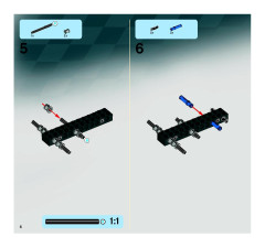 LEGO 8864 instructions page 6 – build guide
