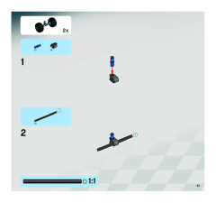 LEGO 8864 instructions page 61 – build guide
