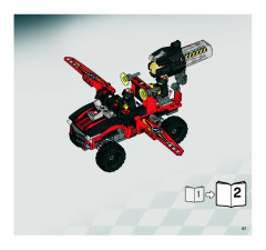 LEGO 8864 instructions page 67 – build guide