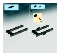 LEGO 8864 instructions page 4 – build guide