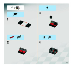 LEGO 8864 instructions page 43 – build guide