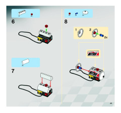 LEGO 8864 instructions page 45 – build guide