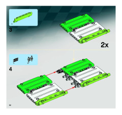 LEGO 8864 instructions page 52 – build guide