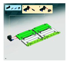 LEGO 8864 instructions page 62 – build guide