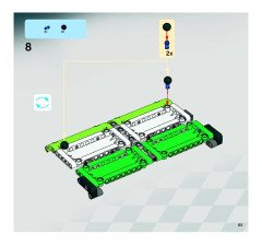 LEGO 8864 instructions page 65 – build guide