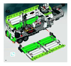 LEGO 8864 instructions page 66 – build guide