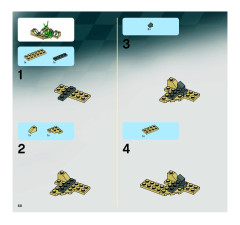 LEGO 8864 instructions page 68 – build guide