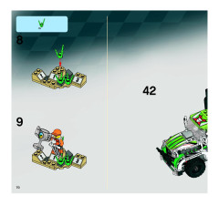 LEGO 8864 instructions page 70 – build guide