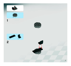 LEGO 8864 instructions page 9 – build guide
