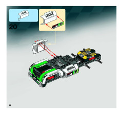 LEGO 8864 instructions page 22 – build guide