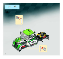 LEGO 8864 instructions page 36 – build guide