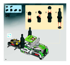LEGO 8864 instructions page 38 – build guide