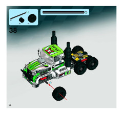 LEGO 8864 instructions page 40 – build guide