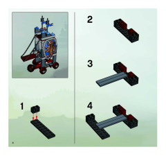 LEGO 8875 instructions page 4 – build guide