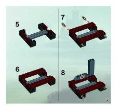LEGO 8875 instructions page 5 – build guide