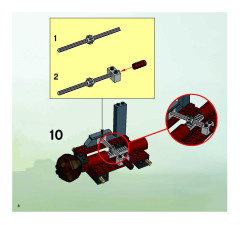 LEGO 8875 instructions page 8 – build guide