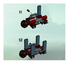 LEGO 8875 instructions page 9 – build guide