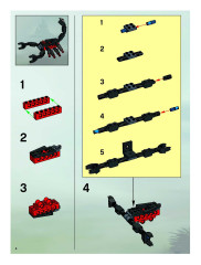 LEGO 8876 instructions page 4 – build guide