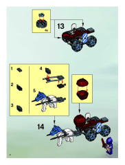 LEGO 8877 instructions page 8 – build guide