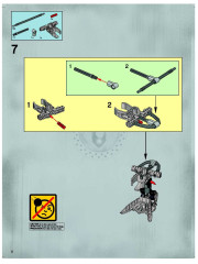 LEGO 8894 instructions page 8 – build guide