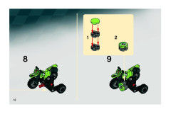 LEGO 8896 instructions page 12 – build guide