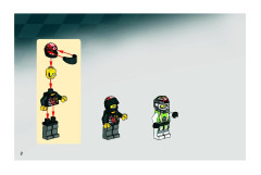 LEGO 8896 instructions page 2 – build guide