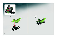 LEGO 8896 instructions page 8 – build guide