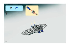 LEGO 8897 instructions page 10 – build guide