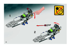 LEGO 8897 instructions page 20 – build guide