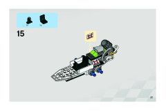 LEGO 8897 instructions page 21 – build guide