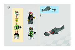 LEGO 8897 instructions page 3 – build guide