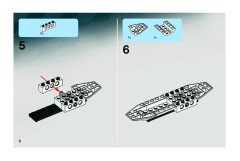 LEGO 8897 instructions page 8 – build guide