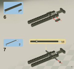 LEGO 8898 instructions page 11 – build guide