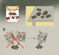 LEGO 8898 instructions page 2 – build guide