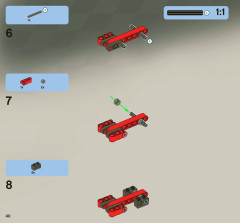 LEGO 8898 instructions page 40 – build guide