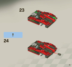 LEGO 8898 instructions page 43 – build guide