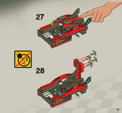 LEGO 8898 instructions page 45 – build guide