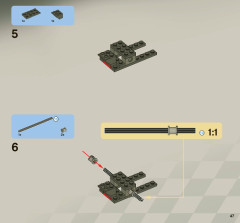 LEGO 8898 instructions page 47 – build guide