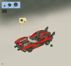 LEGO 8898 instructions page 54 – build guide