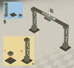 LEGO 8898 instructions page 7 – build guide