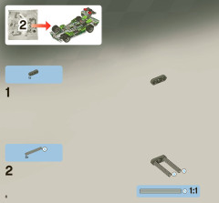 LEGO 8898 instructions page 8 – build guide