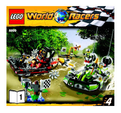 LEGO 8899 instructions page 1 – build guide